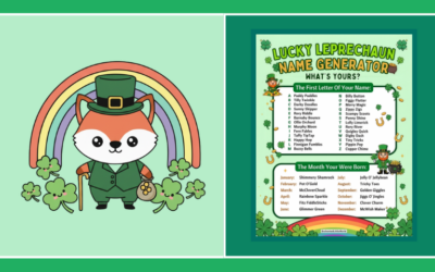 Free Printable Lucky Leprechaun Name Generator
