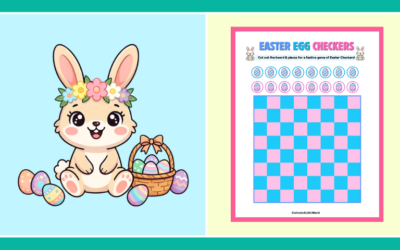 Free Easter Checkers Game For Kids