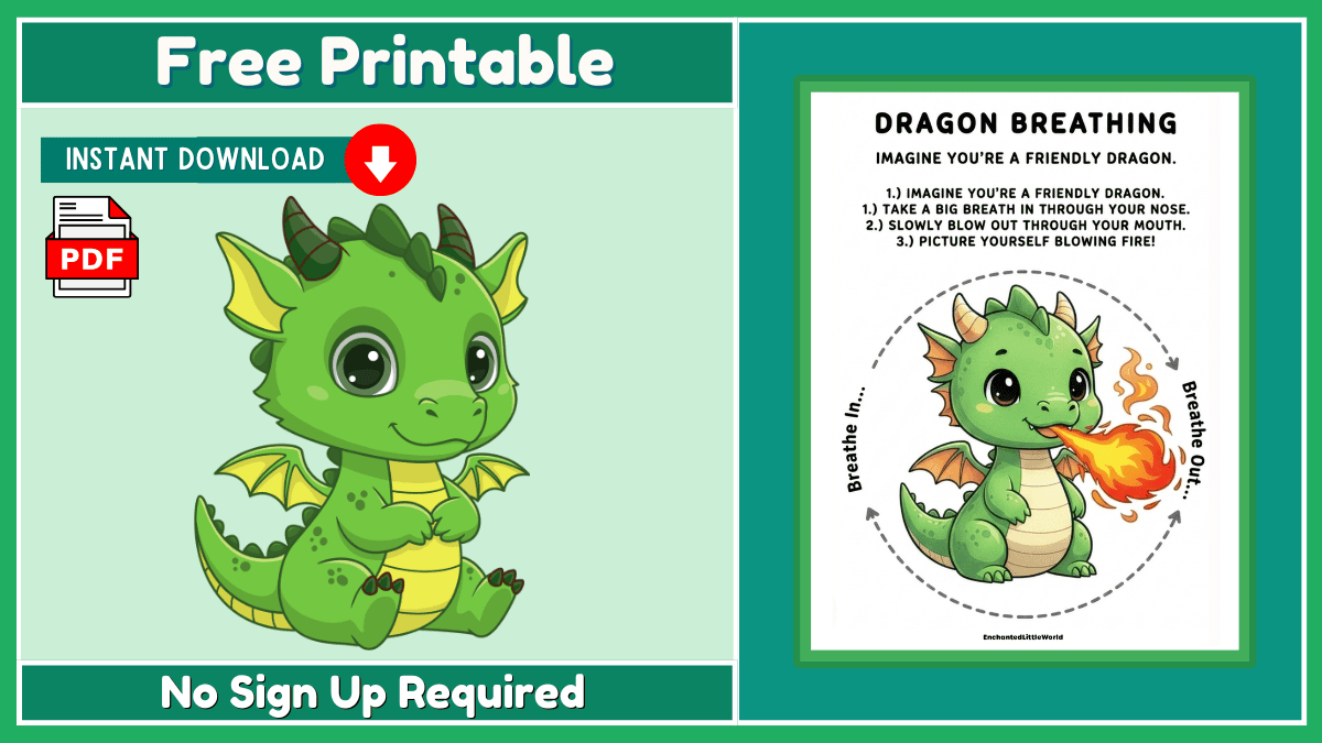 Free Printable Breathing Exercises for Kids • Enchanted Little World