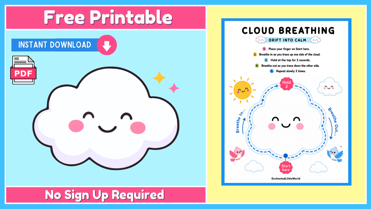 Free Printable Breathing Exercises for Kids • Enchanted Little World