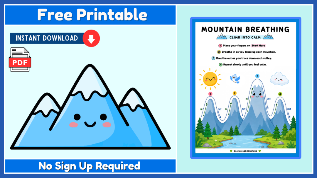 Free Printable Breathing Exercises for Kids • Enchanted Little World